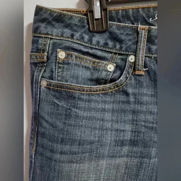 American Eagle Women's Boy Fit Mid Rise Ankle Cropped 7764 Jeans Size 6 Regular - Picture 2 of 11